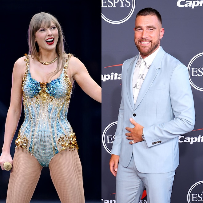 Travis Kelce Celebrates Taylor Swift Backstage at Eras Tour in Dublin